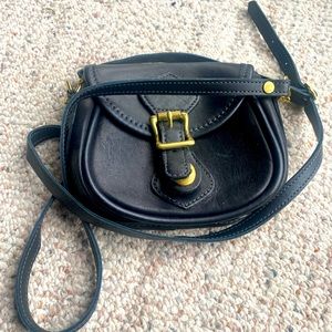 J W Hulme Co grey leather crossbody bag purse,   Offers welcome!